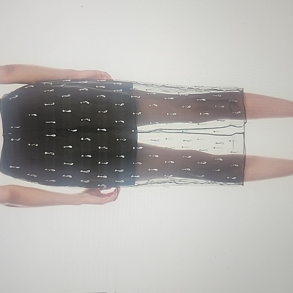 CINQ A SEPT CRYSTAL TEARDROP MARTA SKIRT SIZE 2 - Picture 2 of 5